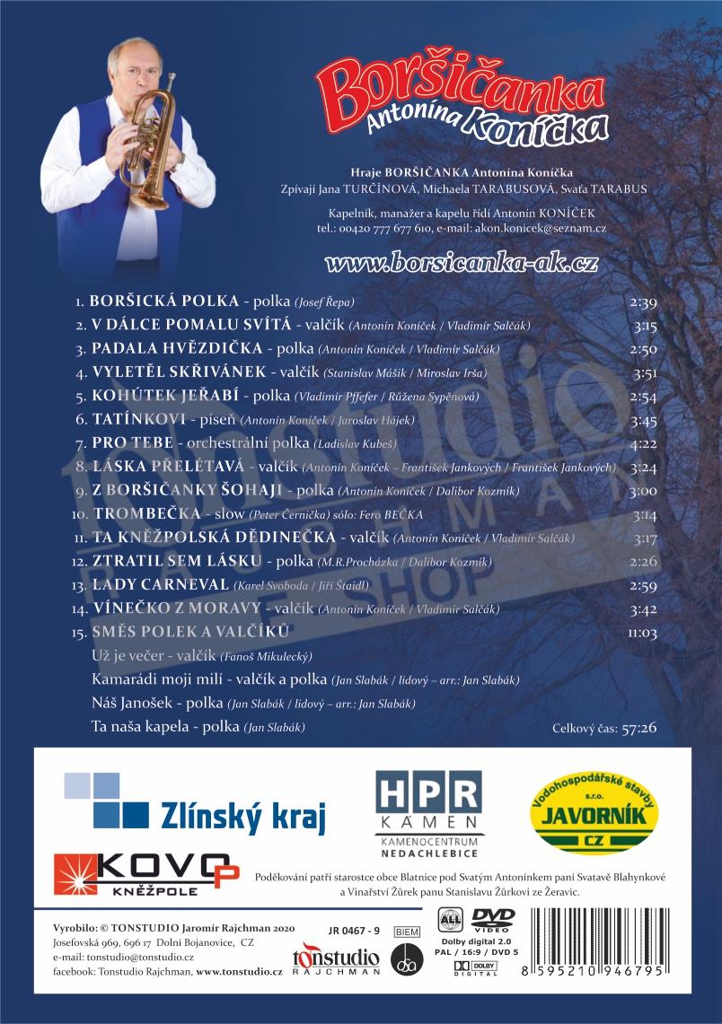 BORŠIČANKA Antonína Koníčka - Z Boršičanky švarní šohaji DVD